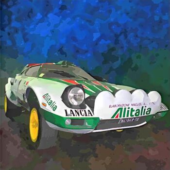 Digitale Kunst getiteld "Lancia1" door Disgregart, Origineel Kunstwerk