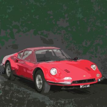 数字艺术 标题为“Ferrari2” 由Disgregart, 原创艺术品