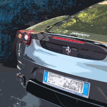 Arts numériques intitulée "Ferrari6" par Disgregart, Œuvre d'art originale