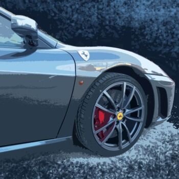 "Ferrari7" başlıklı Dijital Sanat Disgregart tarafından, Orijinal sanat