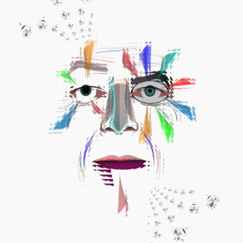 Grafika cyfrowa / sztuka generowana cyfrowo zatytułowany „Davidei.jpg” autorstwa Laurent Diesler, Oryginalna praca
