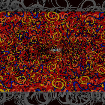 Digitale Kunst getiteld "Archi made spirales…" door Laurent Diesler, Origineel Kunstwerk, 2D Digital Work