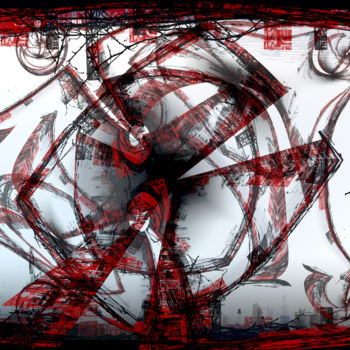 Цифровое искусство под названием "Urbapeozio Al.jpg" - Laurent Diesler, Подлинное произведение искусства, Цифровая живопись