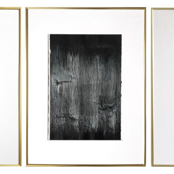 Картина под названием "Grey Silence 02 cla…" - Tomira Muguet, Подлинное произведение искусства, Акрил