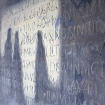 绘画 标题为“Wall” 由Dita Lūse, 原创艺术品, 油