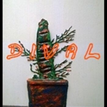 Картина под названием "Erotik Blume -3" - Dival, Подлинное произведение искусства