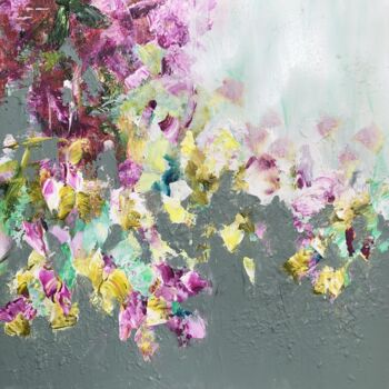 Картина под названием "Spring Song" - Djamel Eddine Hafis, Подлинное произведение искусства, Акрил