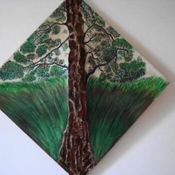 제목이 "arbre de vie N1"인 미술작품 Djamel Kahli로, 원작, 기름