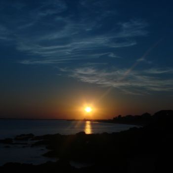 Fotografía titulada "blue coucher 2" por Djé Chaillas, Obra de arte original