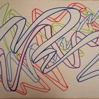 Tekening getiteld "Colored 1" door Djeckphenix, Origineel Kunstwerk, Marker