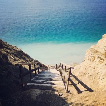 Fotografía titulada "Stairway to the sea" por Dmitry Fevralev, Obra de arte original