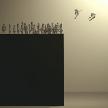 Digitale Kunst mit dem Titel "big bird" von Dong Ming Guang, Original-Kunstwerk