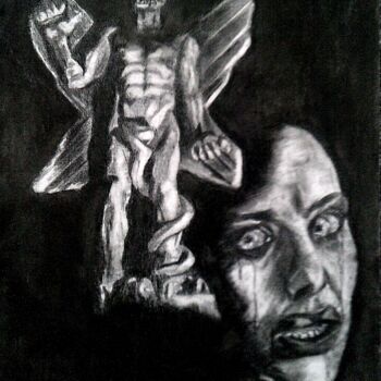 Картина под названием "Территория зла" - Дмитрий Илларионов, Подлинное произведение искусства