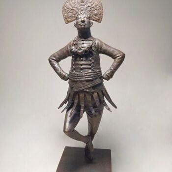 Sculpture titled "Papuan Bronze sculp…" by Dmitriy Shevchuk, Original Artwork, Bronze