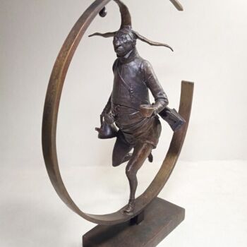 Sculptuur getiteld "Bronze sculpture Ru…" door Dmitriy Shevchuk, Origineel Kunstwerk, Bronzen