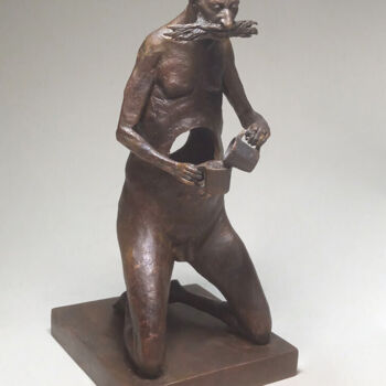 Скульптура под названием "Philosopher bronze…" - Dmitriy Shevchuk, Подлинное произведение искусства, Бронза