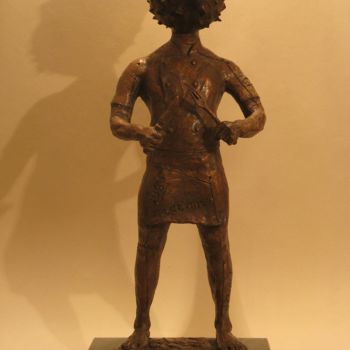 Sculpture titled "повар" by Dmitrii Morozov, Original Artwork, Bronze