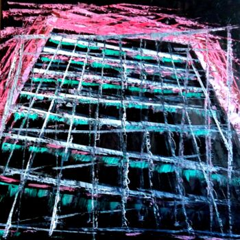 Картина под названием "Пространство детерм…" - Дмитрий Потапов, Подлинное произведение искусства, Масло