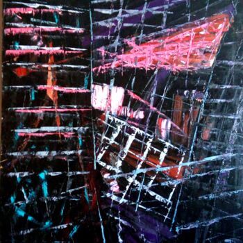 Картина под названием "Пространство детерм…" - Дмитрий Потапов, Подлинное произведение искусства, Масло