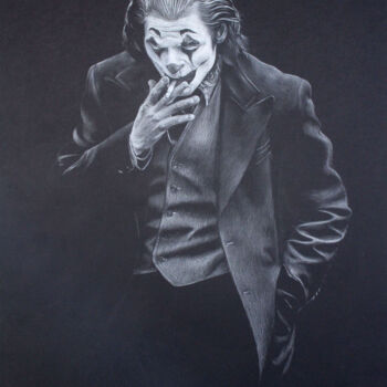 Dessin intitulée "Джокер" par Dmitrii Sementsov, Œuvre d'art originale, Crayon