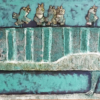 제목이 "кот семи птиц / Cat…"인 미술작품 Dmitriy Trubin로, 원작, 기름