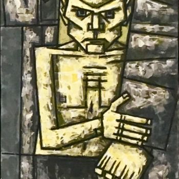Peinture intitulée "Соловецкий полиптих" par Dmitriy Trubin, Œuvre d'art originale, Huile