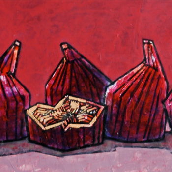 Картина под названием "инжир" - Dmitriy Trubin, Подлинное произведение искусства