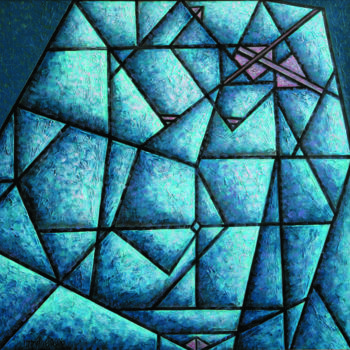 Pintura intitulada "абстракция / Abstra…" por Dmitriy Trubin, Obras de arte originais, Óleo