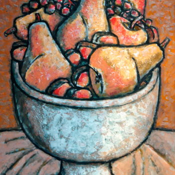 绘画 标题为“fruit / фрукты / Ob…” 由Dmitriy Trubin, 原创艺术品