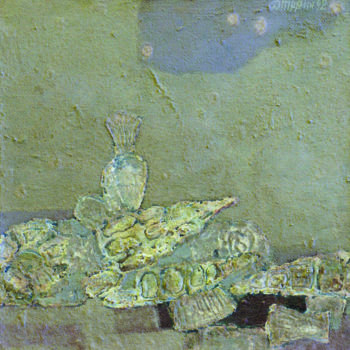 Painting titled "coquille / coquille…" by Dmitriy Trubin, Original Artwork