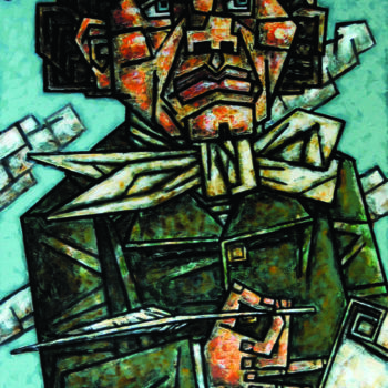 Картина под названием "КОЗЬМА PROUTKOV,ЗАП…" - Dmitriy Trubin, Подлинное произведение искусства
