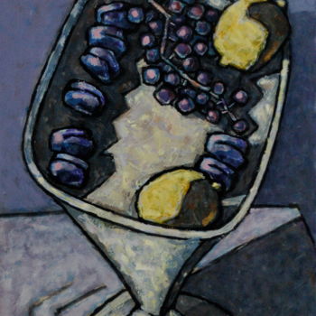 Malerei mit dem Titel "fruit / фрукты / Ob…" von Dmitriy Trubin, Original-Kunstwerk