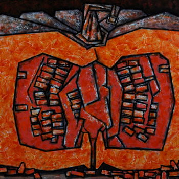 Картина под названием "тыква / citrouille…" - Dmitriy Trubin, Подлинное произведение искусства