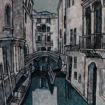 Pintura titulada "Venise / венеция /…" por Dmitriy Trubin, Obra de arte original