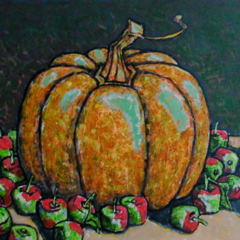 Картина под названием "тыква / citrouille…" - Dmitriy Trubin, Подлинное произведение искусства
