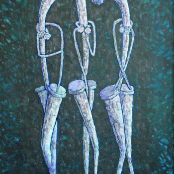 Pintura titulada "абстракция / Abstra…" por Dmitriy Trubin, Obra de arte original, Acrílico