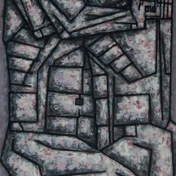 Картина под названием "ГЕРАКЛ И АНТЕЙ I" - Dmitriy Trubin, Подлинное произведение искусства