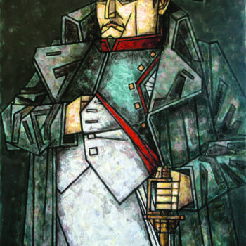 Painting titled "Napoleon / napoléon…" by Dmitriy Trubin, Original Artwork