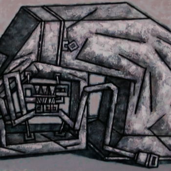 Peinture intitulée "БОЛЬШАЯ КОЛЕНОПРЕКЛ…" par Dmitriy Trubin, Œuvre d'art originale