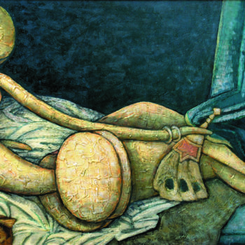 Pintura titulada "БОЛЬШАЯ ОДАЛИСКА.ПО…" por Dmitriy Trubin, Obra de arte original