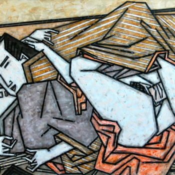 Картина под названием "ШУНГА XII" - Dmitriy Trubin, Подлинное произведение искусства