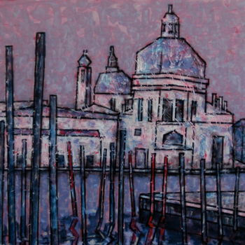 Peinture intitulée "Venise / венеция /…" par Dmitriy Trubin, Œuvre d'art originale