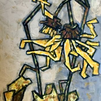「цветы | flowers | F…」というタイトルの絵画 Dmitriy Trubinによって, オリジナルのアートワーク