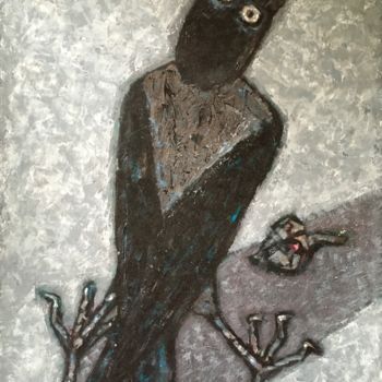 Pintura titulada "oiseau / птица / Vo…" por Dmitriy Trubin, Obra de arte original