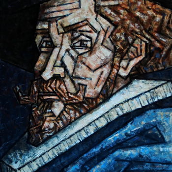 Pintura intitulada "портрет Рубенса / R…" por Dmitriy Trubin, Obras de arte originais