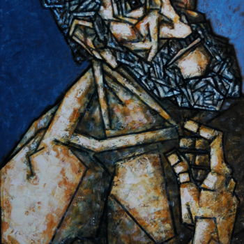Картина под названием "МИКЕЛАНДЖЕЛО БУОНАР…" - Dmitriy Trubin, Подлинное произведение искусства
