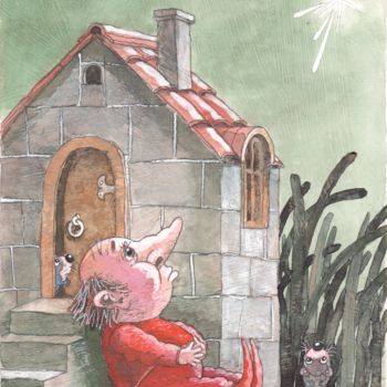 Drawing titled "fairy tales / conte…" by Dmitriy Trubin, Original Artwork