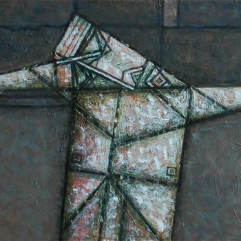 Ζωγραφική με τίτλο "Jésus-Christ / Иису…" από Dmitriy Trubin, Αυθεντικά έργα τέχνης