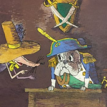 Ζωγραφική με τίτλο "Буратино / Pinocchi…" από Dmitriy Trubin, Αυθεντικά έργα τέχνης