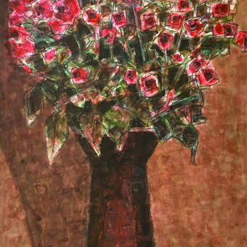 Картина под названием "цветы | flowers | F…" - Dmitriy Trubin, Подлинное произведение искусства